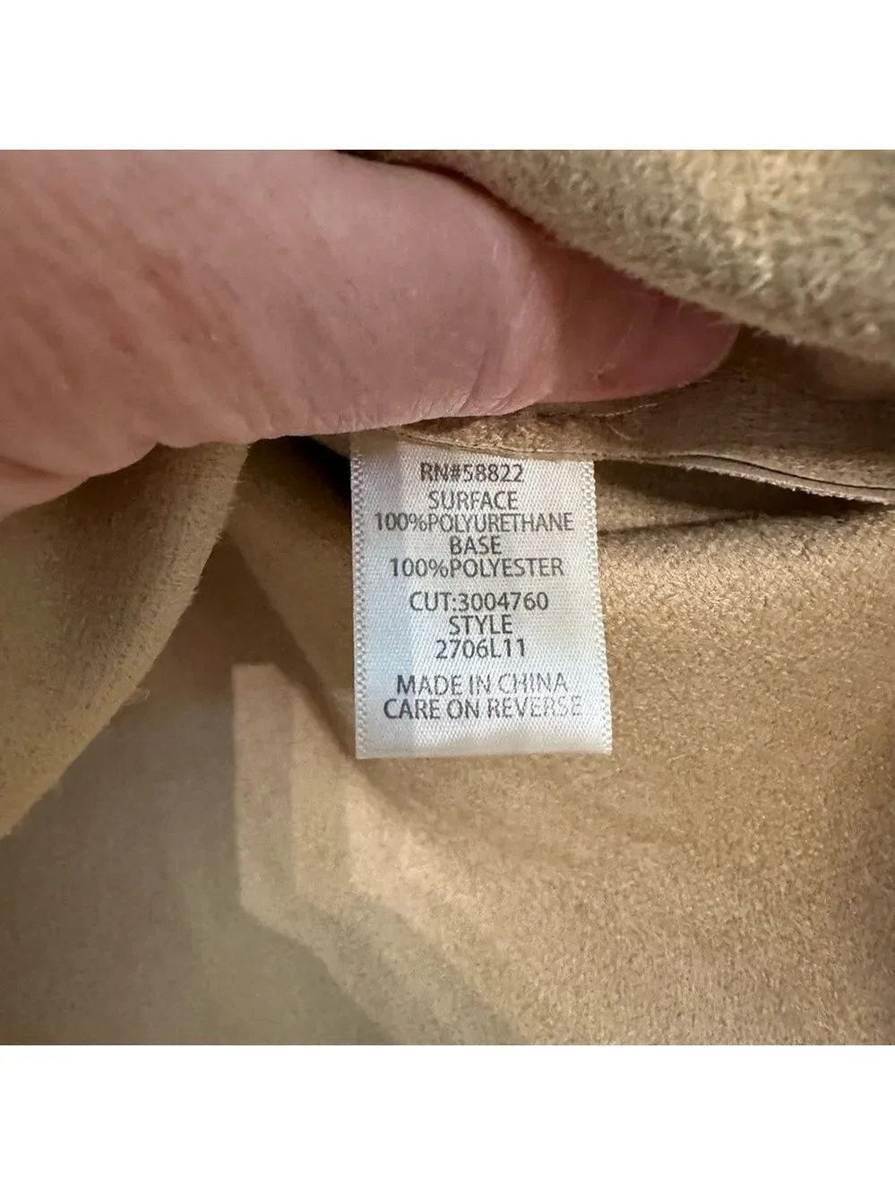 Max Studio Women’s Faux Leather Mini Skirt Bone color Size Large NWOT